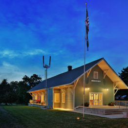 Image of the Landrum Railroad Depot Renovation project.