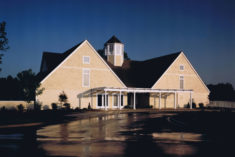 View from vehicular entrance.