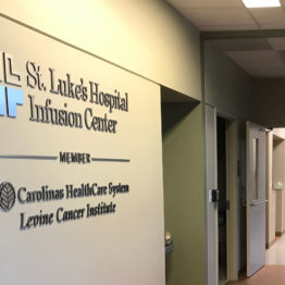 Image of the St. Luke’s Hospital Infusion Center project.